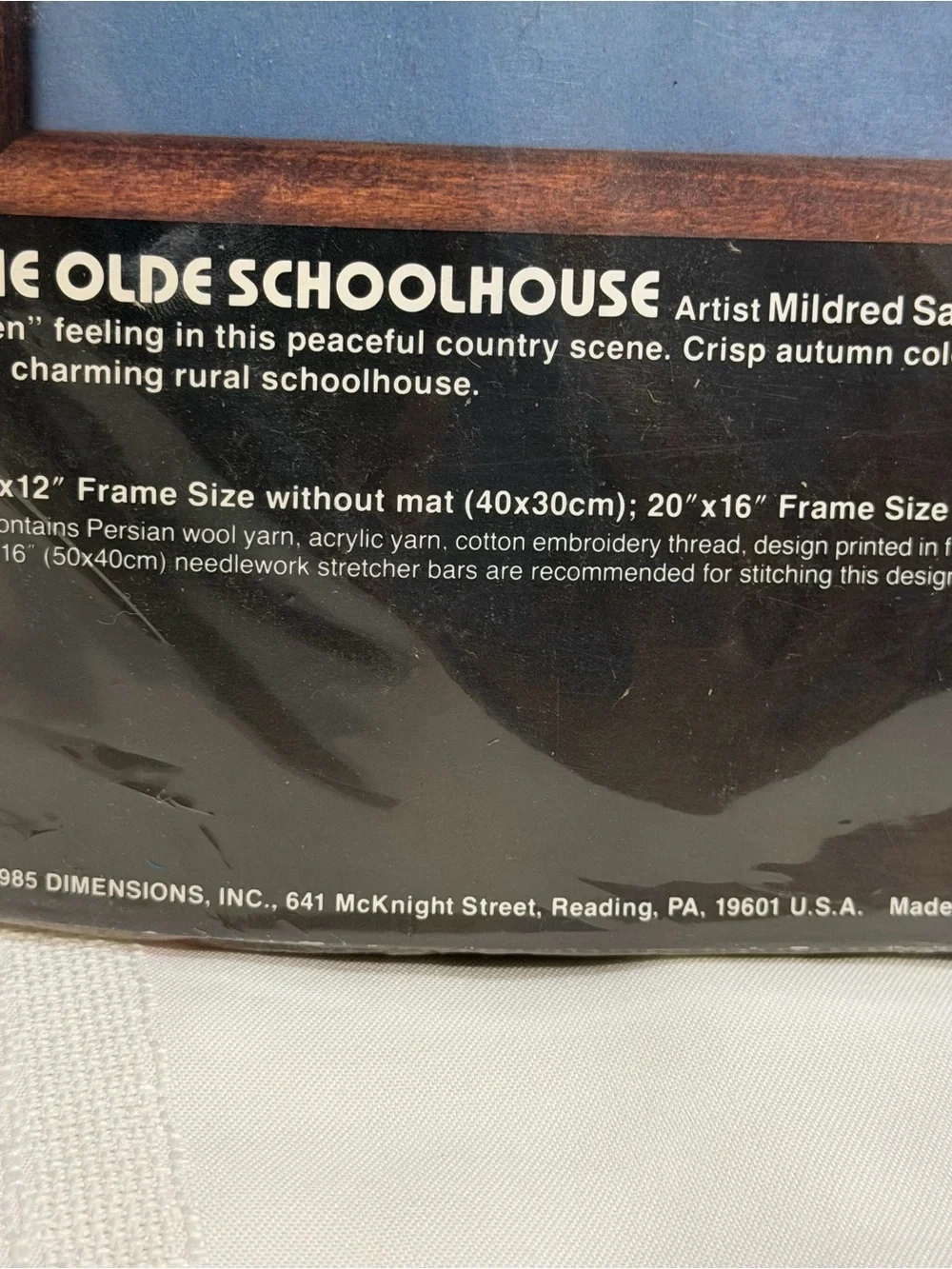 Vintage 1985 Dimensions 